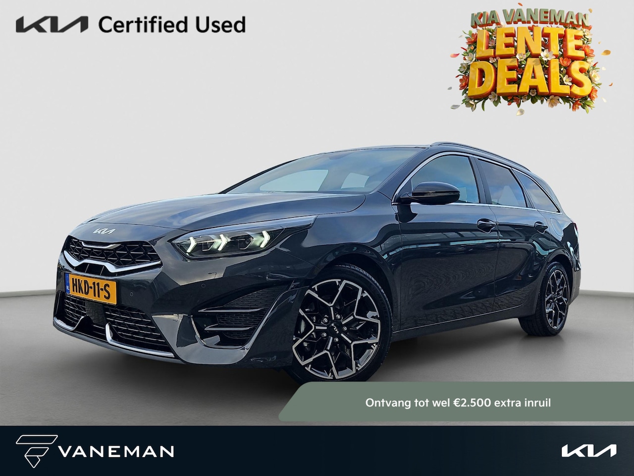 Kia Cee'd Sportswagon - Ceed 1.5 T-GDi GT-Line | Sportstuur | Pano | Stoel- en Stuurverwarming | Dodehoek Ass. | N - AutoWereld.nl