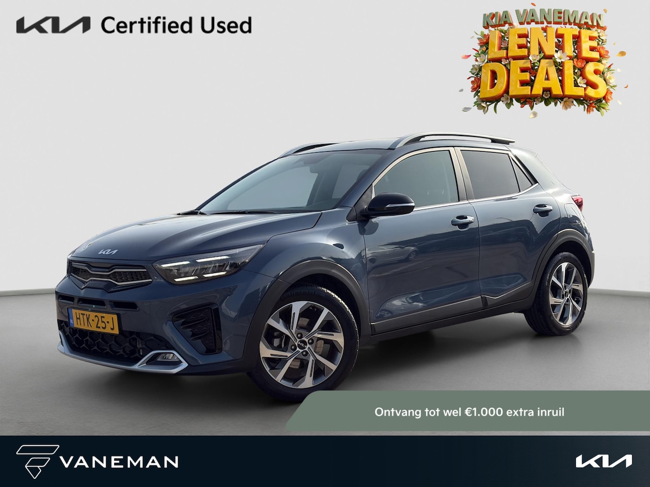 Kia Stonic - 1.0 T-GDi MHEV GT-Line | Cruise | Start/Stop | Half-leder | Stoel- en Stuurverwarming | LE - AutoWereld.nl
