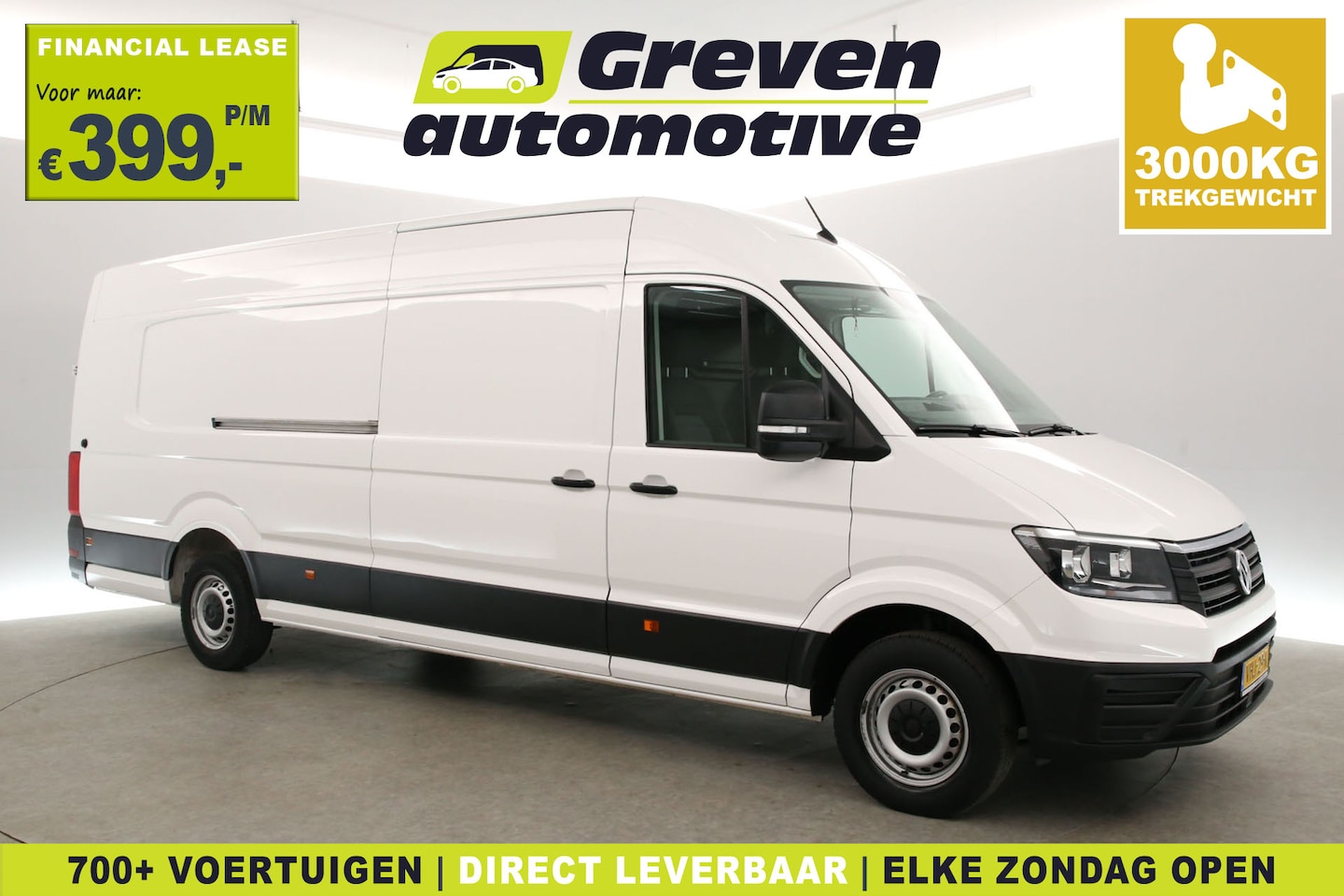 Volkswagen Crafter - 2.0 TDI 177PK L5H3 | Aut. | 3000KG Trekgew. | Trekhaak | Airco | Cruise | Camera | Carplay - AutoWereld.nl
