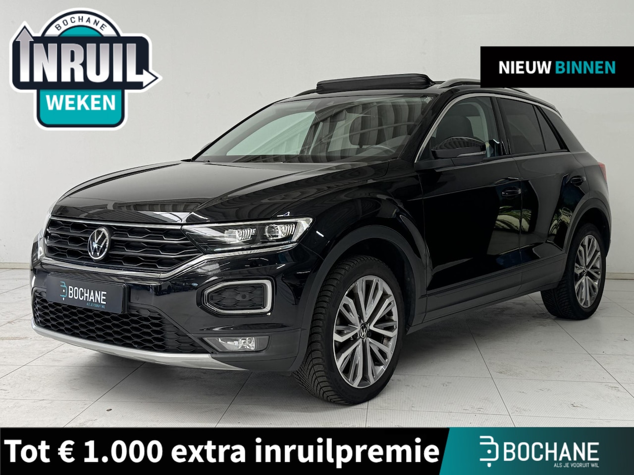 Volkswagen T-Roc - 1.5 TSI Style Business | Panoramadak | Navigatie | Climate Control | Elektrische Achterkle - AutoWereld.nl