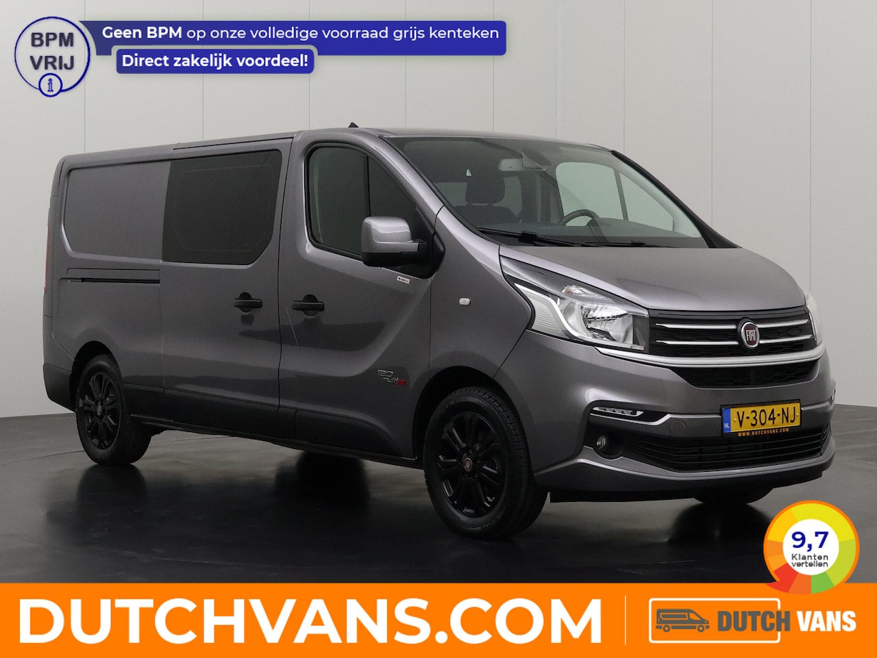 Fiat Talento - 1.6MJ 120PK Lang Dubbele Cabine | Navigatie | Camera | Airco | Cruise | Trekhaak - AutoWereld.nl