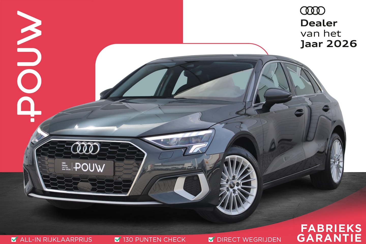Audi A3 Sportback - 30 TFSI 110pk S-tronic Advanced edition | Apple Carplay/Android Auto | Cruise control | Pa - AutoWereld.nl