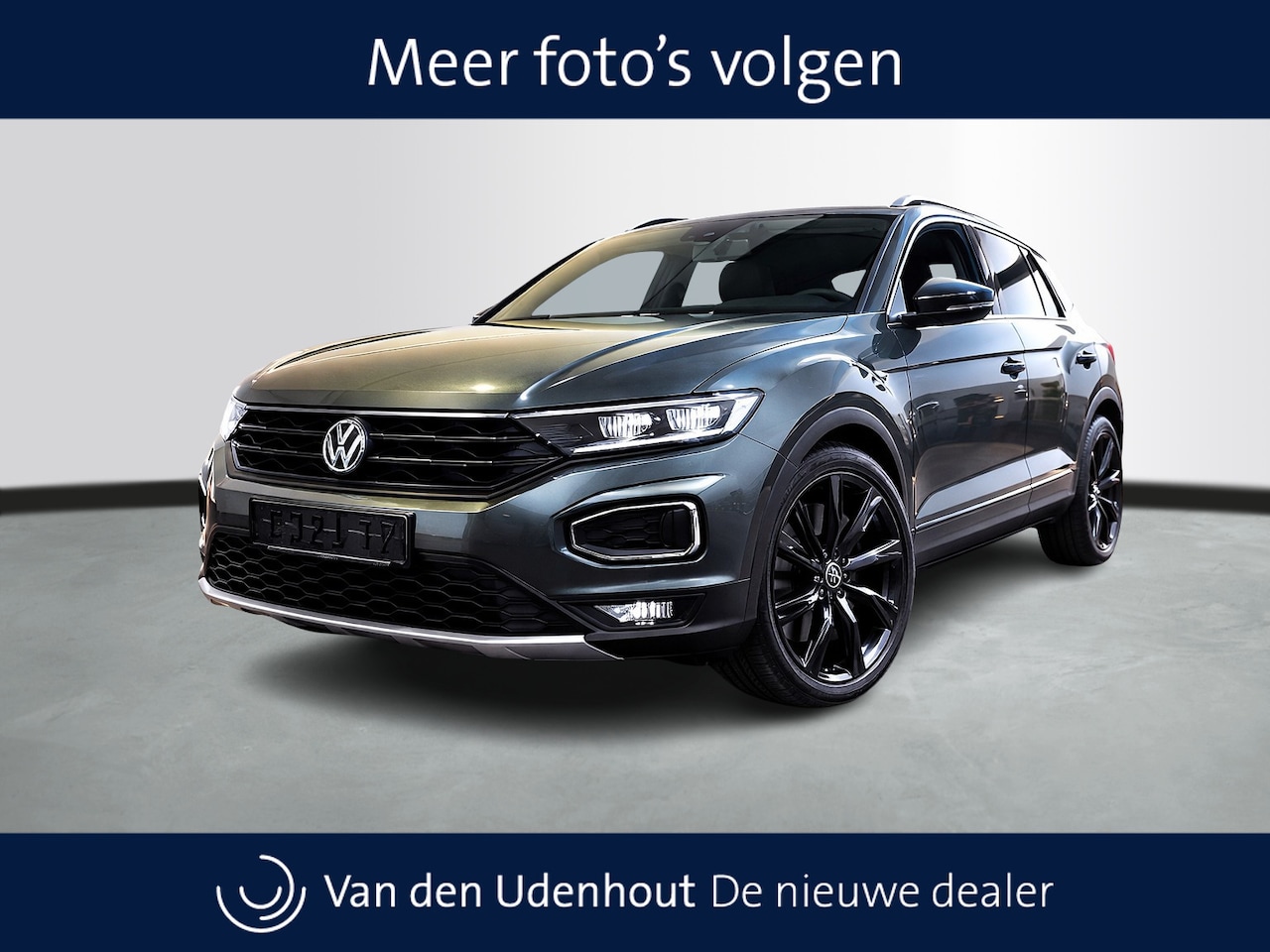 Volkswagen T-Roc - 1.5 TSI 150pk Automaat Sport Black Style / Panoramadak / Adaptive Cruise / Elektrische ach - AutoWereld.nl