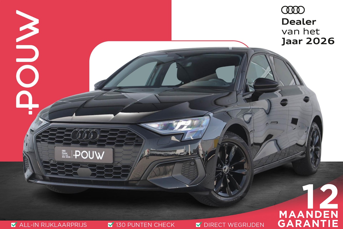 Audi A3 Sportback - 30 TFSI 110pk S-tronic Pro Line | Apple Carplay/Android Auto | Cruise control | Parkeerhul - AutoWereld.nl