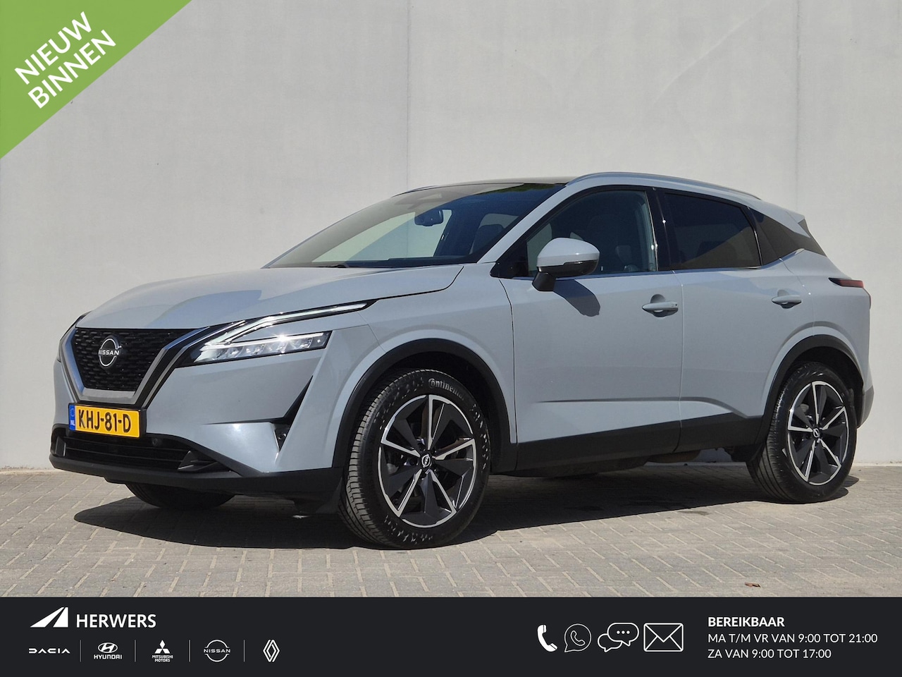 Nissan Qashqai - 1.3 MHEV Xtronic Tekna / Trekhaak afneembaar / Head Up Display / Panoramadak / Trekgewicht - AutoWereld.nl