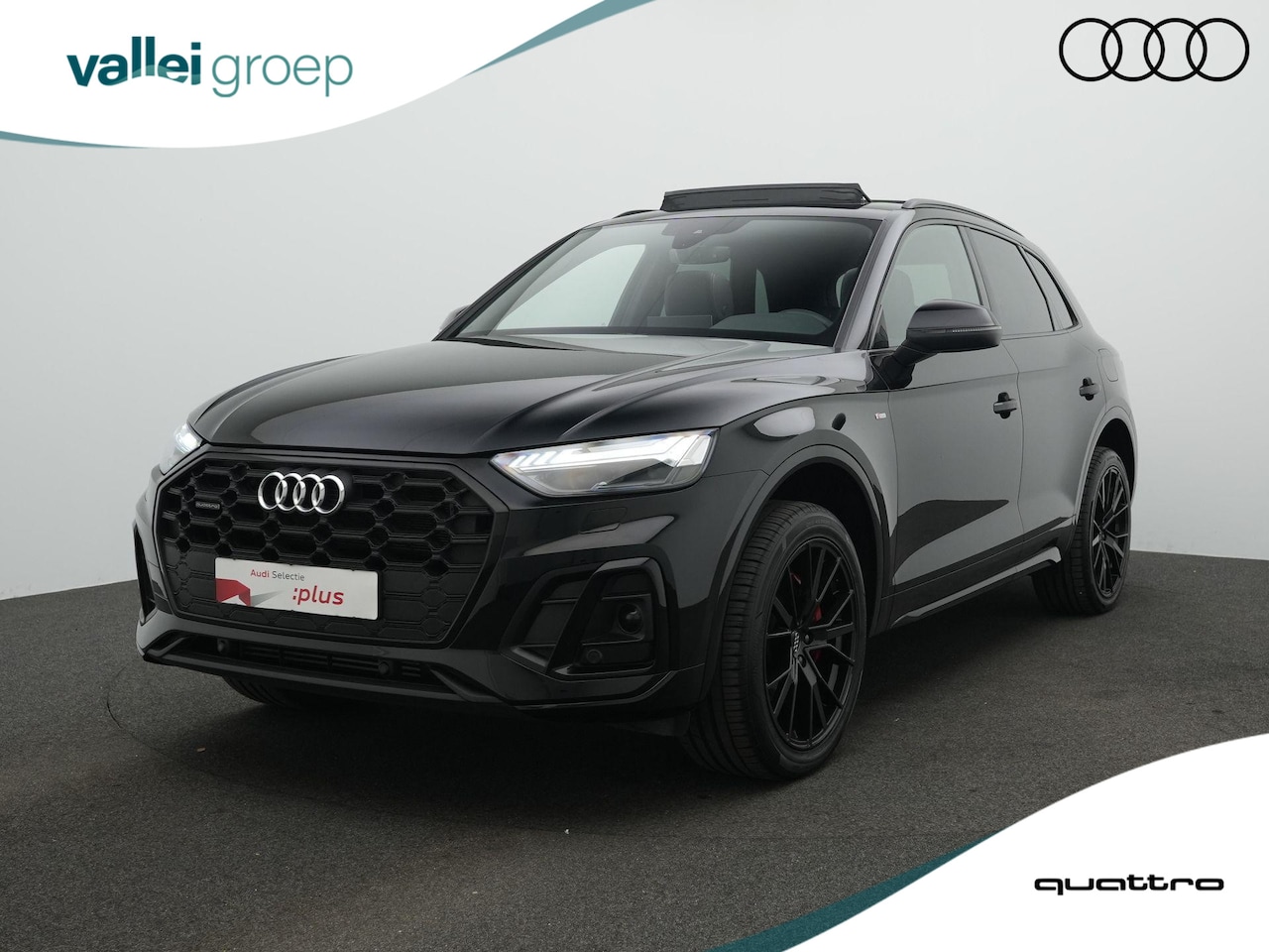 Audi Q5 - 50 TFSI e 299 pk Quattro S-Line | Panoramadak | Matrix LED | Leder/alcantara | Achteruitri - AutoWereld.nl
