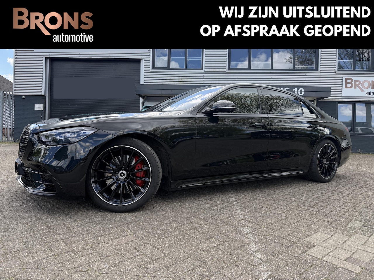 Mercedes-Benz S-klasse - 580 4MATIC Lang AMG Line 4 wiel sturing l full options - AutoWereld.nl