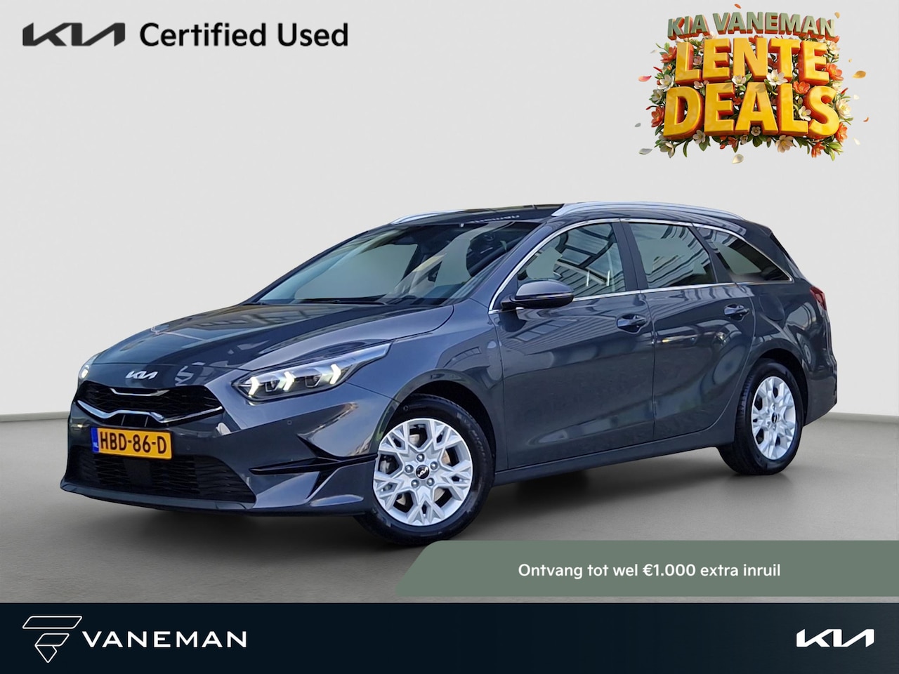Kia Cee'd Sportswagon - Ceed 1.5 T-GDi DynamicLine | Camera | Clima | LED | Licht- en Regensensor | - AutoWereld.nl