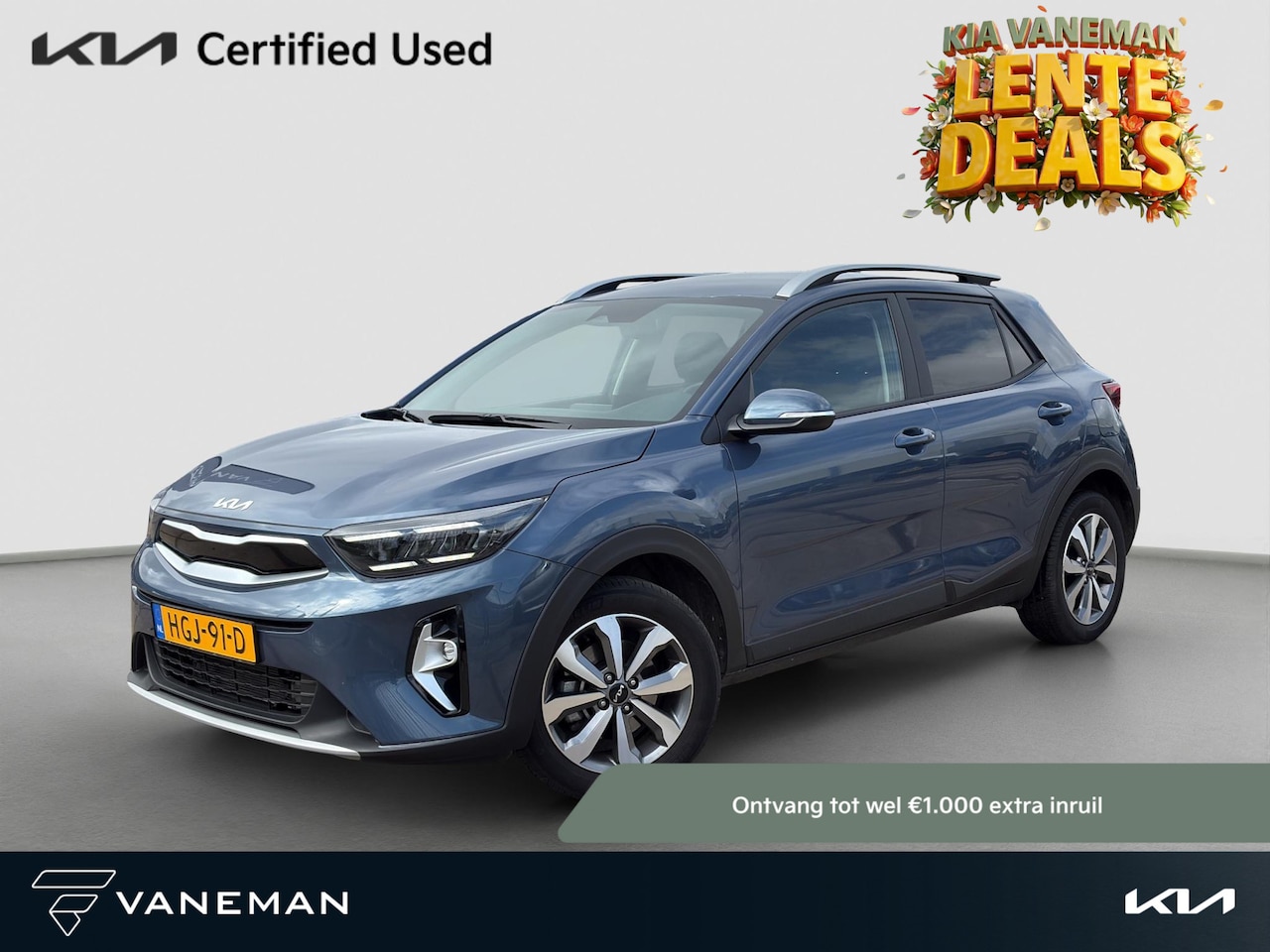 Kia Stonic - 1.0 T-GDi MHEV DynamicPlusLine | Stoel- en Stuurverwarming | Navi | Cimate Control | Cruis - AutoWereld.nl