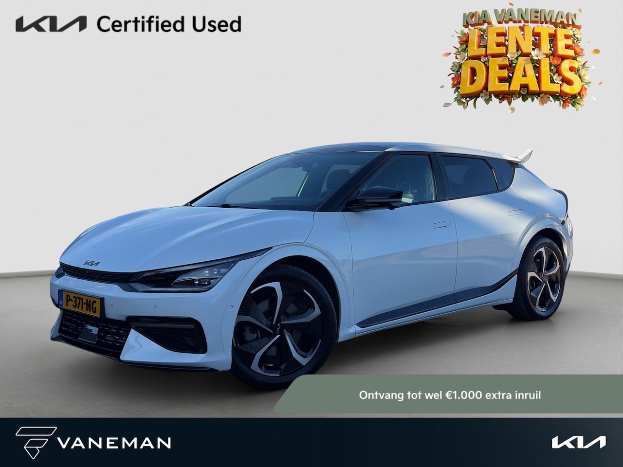 Kia EV6 - GT-Line AWD 77.4 kWh Pano | HUD | MeridianSound | 360-Camera | Alcantara/Leder | Memory Se - AutoWereld.nl