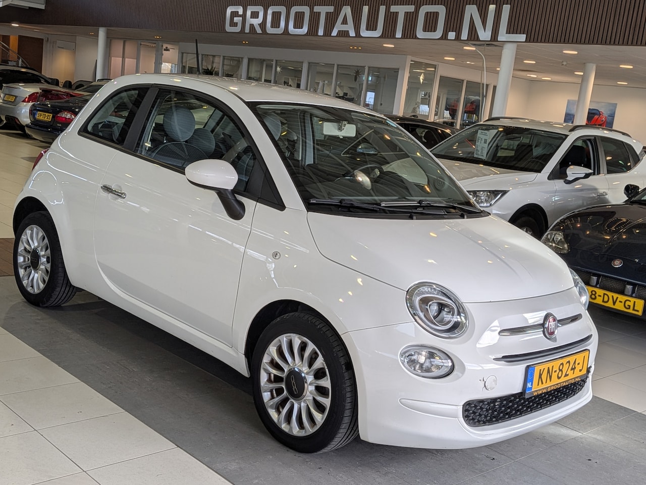 Fiat 500 - 0.9 TwinAir Turbo Popstar Airco, Stuurbekrachtiging - AutoWereld.nl