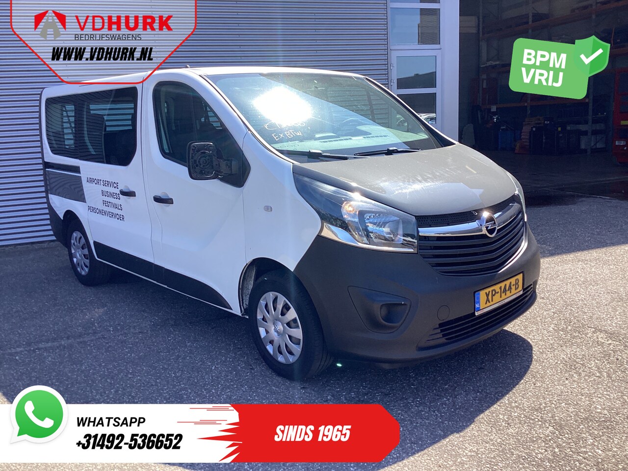 Opel Vivaro Combi - 1.6 CDTI EURO6 EXPORT € 14.452,- Incl. BTW/BPM VRIJ Combi/ Kombi/ 9 Pers./ 9 Persoons/ Air - AutoWereld.nl