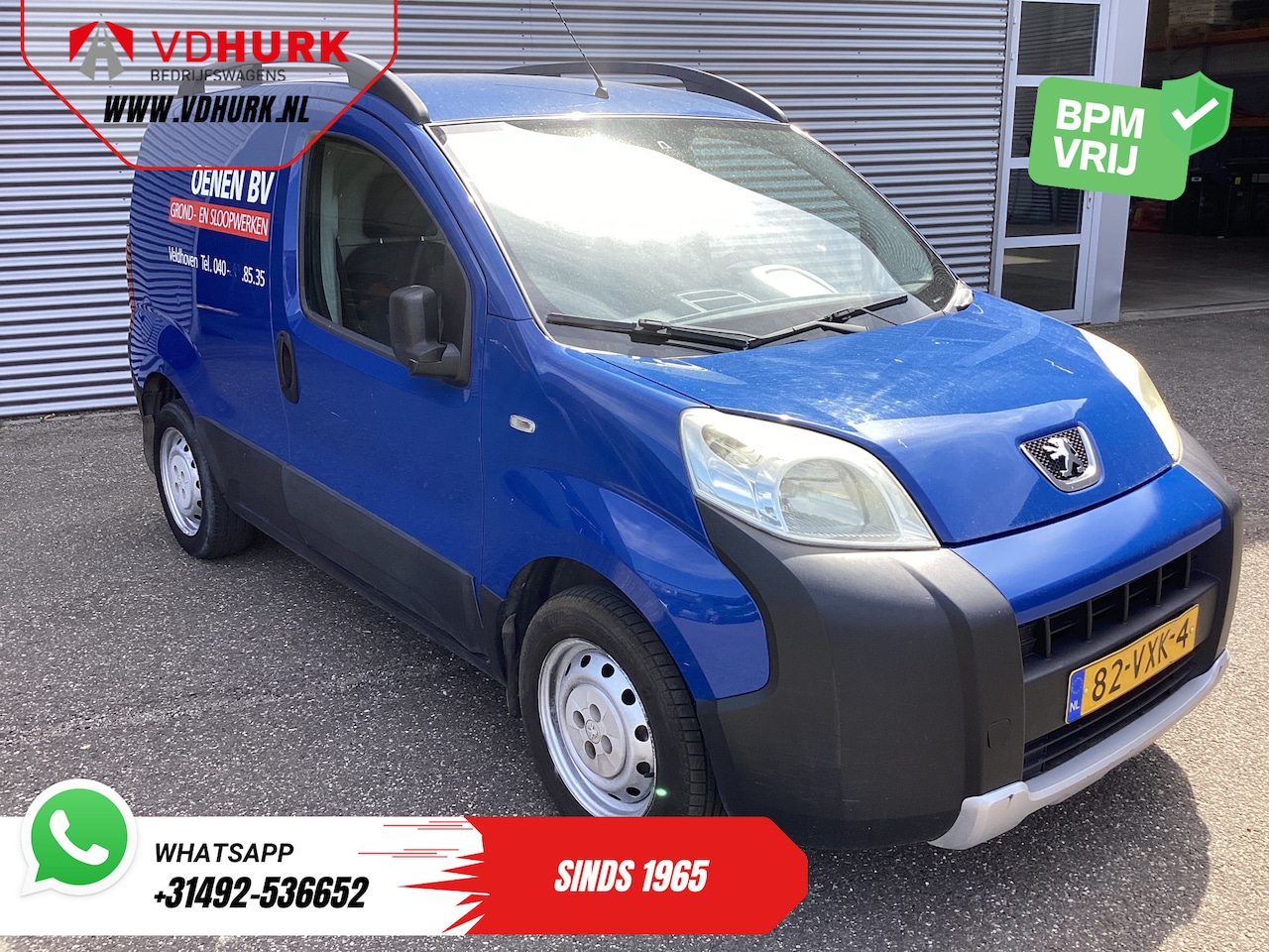 Peugeot Bipper - 1.4 HDi EXPORT Rijdt prima/ Carkit/ Betimmerd/ Radio/ Trekhaak - AutoWereld.nl