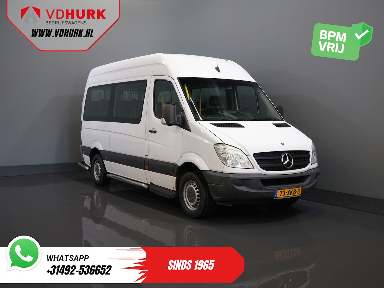 Mercedes-Benz Sprinter - 313 2.2 CDI L2H2 €8.470 Incl. BTW BPM VRIJ! EXPORT Combi/ 9 Persoons/ Kombi/ 9P/ Airco/ Ro - AutoWereld.nl