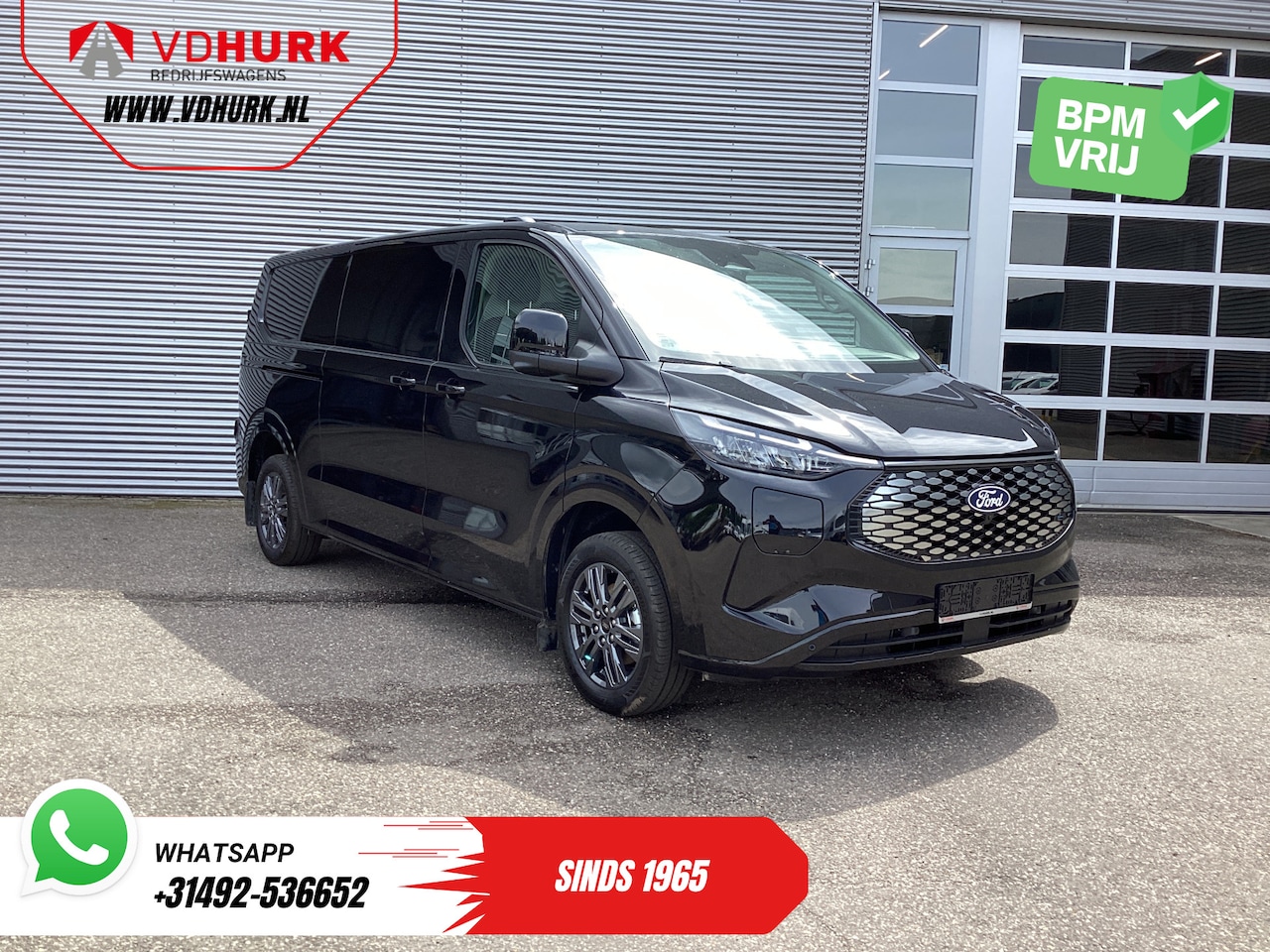 Ford Transit Custom - E-Transit 71 kWh 218 pk 340 km WLTP L2 Limited Garantie t/m 2028/ 2x Elek.Schuif/ 2.3t Tre - AutoWereld.nl