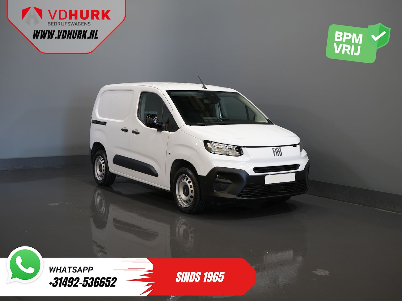 Peugeot Partner - (Fiat Doblo) 1.5 HDi 100 pk 3 Pers./ Carplay/ Camera/ Navi/ PDC/ Cruise/ Airco - AutoWereld.nl