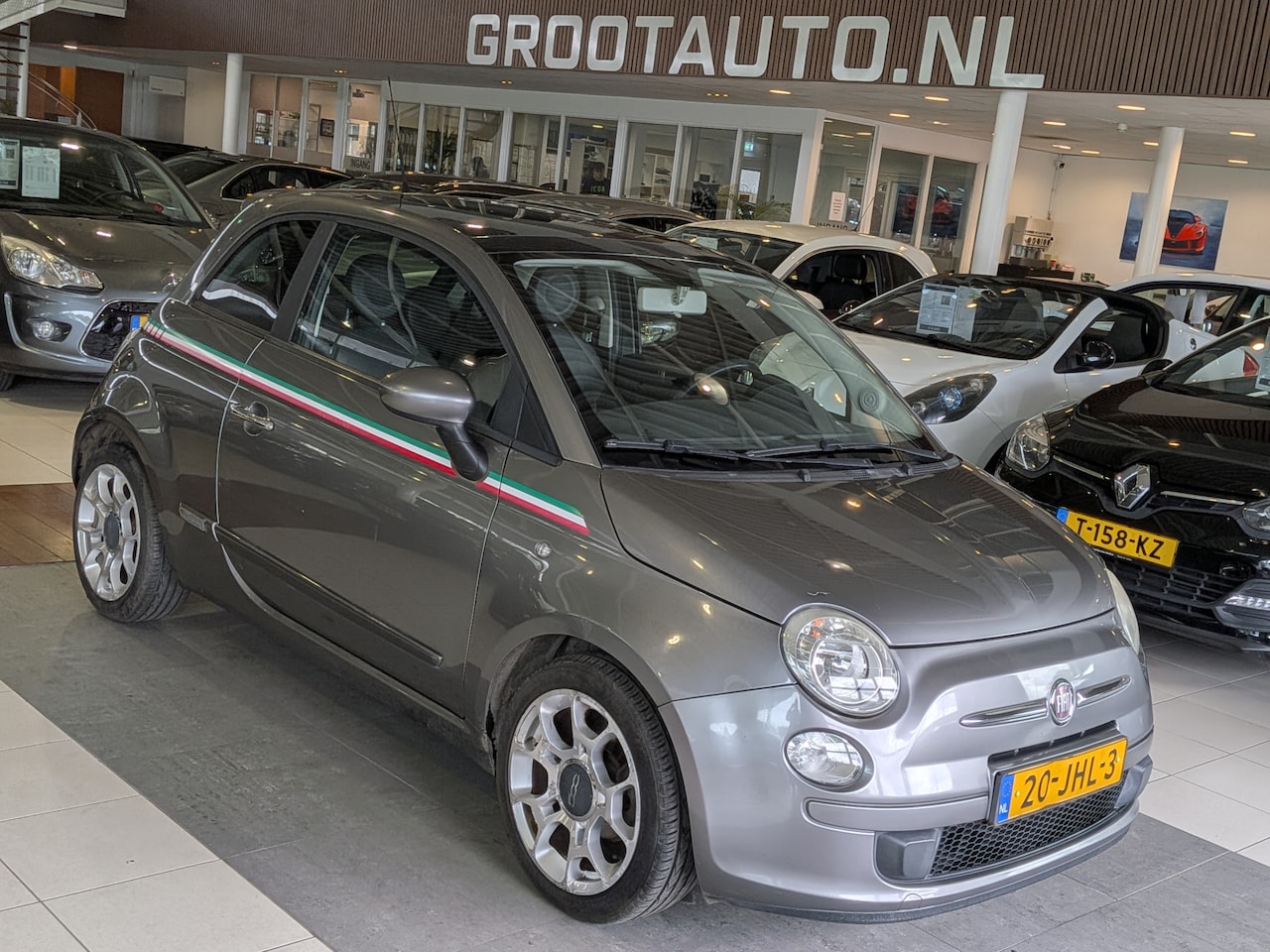 Fiat 500 - 1.2 Sport Automaat Panoramadak, Airco, Stuurbekrachtiging - AutoWereld.nl