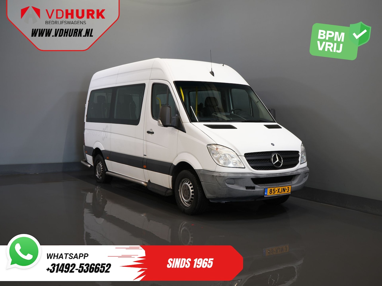 Mercedes-Benz Sprinter - 313 2.2 CDI L2H2 €9.014 Incl. BTW BPM VRIJ! EXPORT ONLY Combi/ 9 Persoons/ Kombi/ 9P/ Airc - AutoWereld.nl