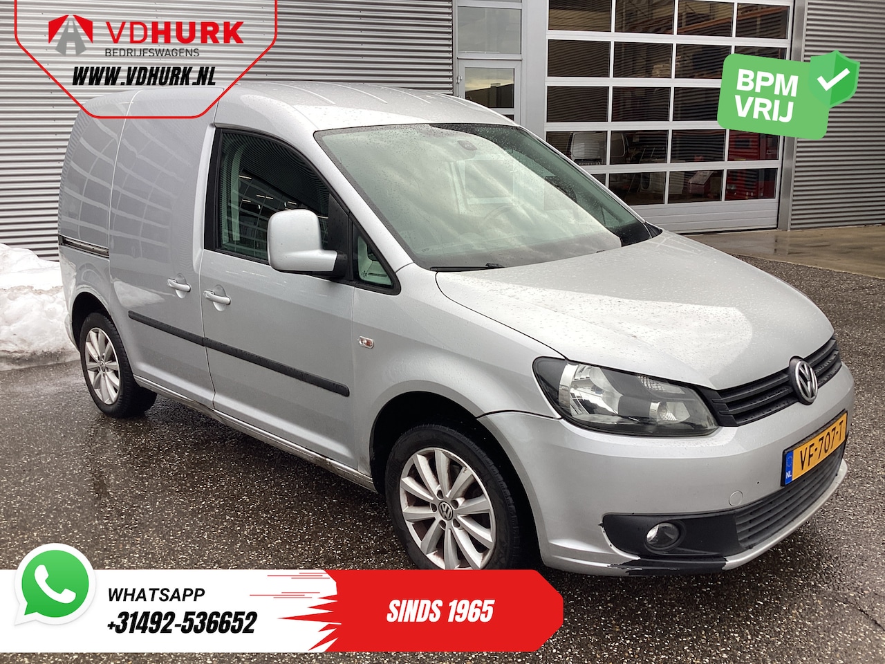 Volkswagen Caddy - 1.6 TDI 100 pk Aut. EXPORT DB-Riem V.V/ Leder/ Stoelverw./ Cruise/ Airco/ LMV/ PDC/ Trekha - AutoWereld.nl