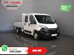 Opel Movano - 2.2 140 pk DC Dubbel Cabine Open Laadbak/ 7 Pers./ 2.5t Trekverm./ Cruise/ Airco/ 288x215x
