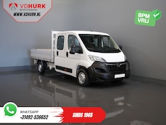 Opel Movano - 2.2 140 pk DC Dubbel Cabine Open Laadbak/ 7 Pers./ 2.5t Trekverm./ Cruise/ Airco/ 288x215x