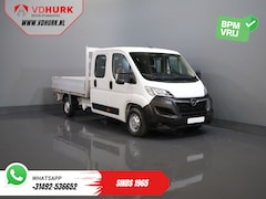 Opel Movano - 2.2 140 pk DC Dubbel Cabine Open Laadbak/ 7 Pers./ 2.5t Trekverm./ Cruise/ Airco/ 288x215x