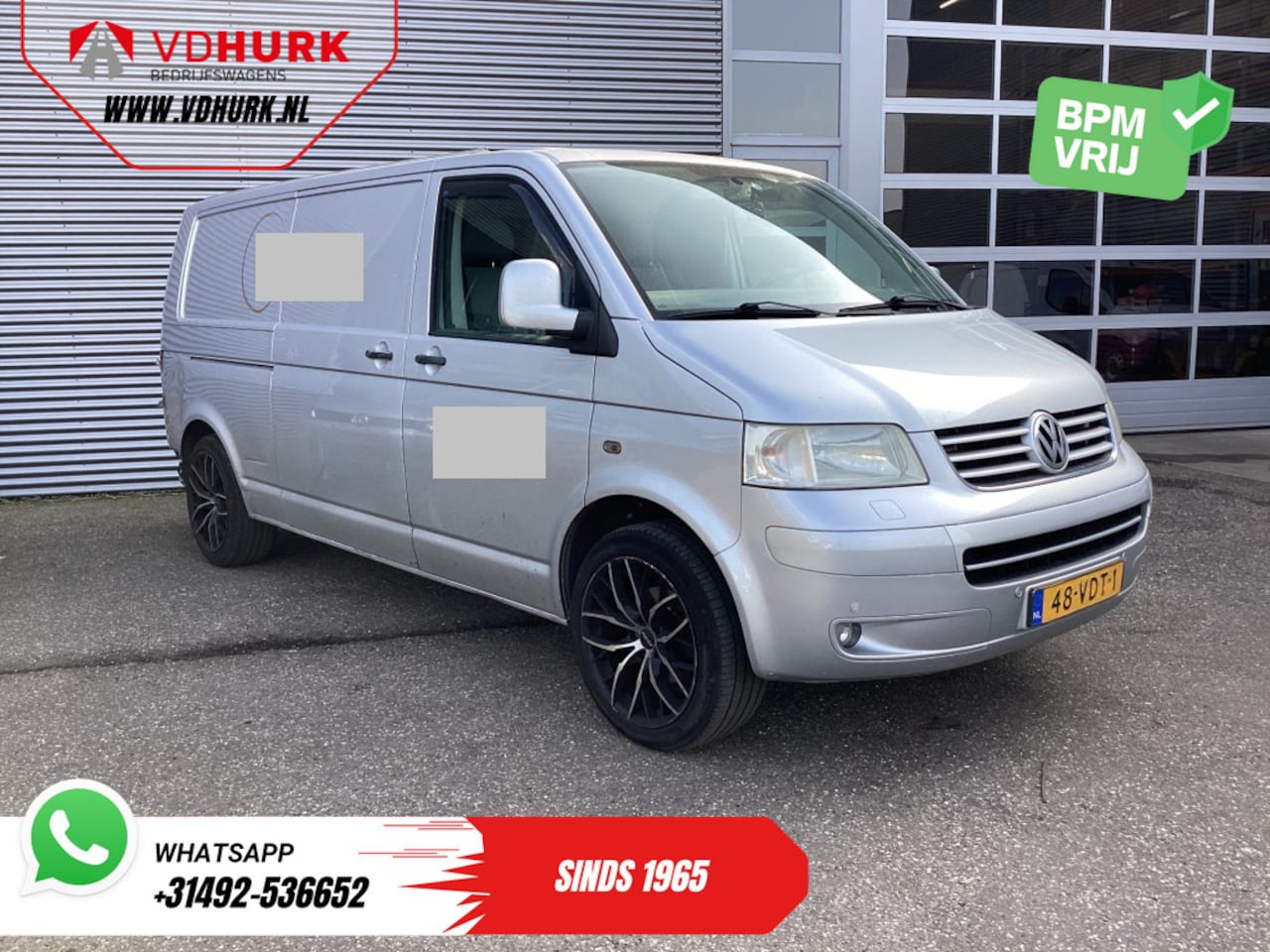 Volkswagen Transporter - 2.5 TDI 131 pk DSG Aut. L2 EXPORT 2.5t Trekverm./ Airco/ Cruise/ 19”LMV/ PDC/ Trekhaak - AutoWereld.nl