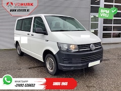 Volkswagen Transporter - 2.0 TDI EURO6 EXPORT €15.057, - Incl. BTW/ BPM VRIJ Combi/ Kombi/ 9 Pers./ 9 Persoons/ Air