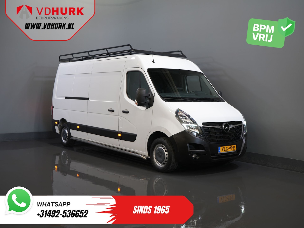 Opel Movano - 2.3 Turbo 136PK L3H2 Camera/ Climate/ Cruise/ PDC/ Trekhaak / 2,5T trekgew./ Imperiaal+tra - AutoWereld.nl