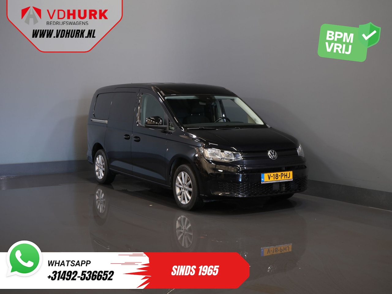 Volkswagen Caddy Cargo Maxi - 2.0 TDI 125 pk DSG Aut. Standkachel/ Stoelverw./ Carplay/ Airco/ Cruise/ PDC/ 16”LMV/ Trek - AutoWereld.nl