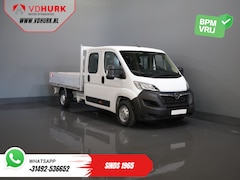 Opel Movano - 2.2 140 pk DC Dubbel Cabine Open Laadbak/ 7 Pers./ 2.5t Trekverm./ Cruise/ Airco/ 288x215x