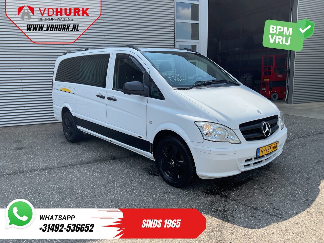 Mercedes-Benz Vito - 113 CDI L3 DC Dubbel Cabine EXPORT Carplay/ Airco/ Camera/ 17” LMV/ PDC/ Trekhaak - AutoWereld.nl