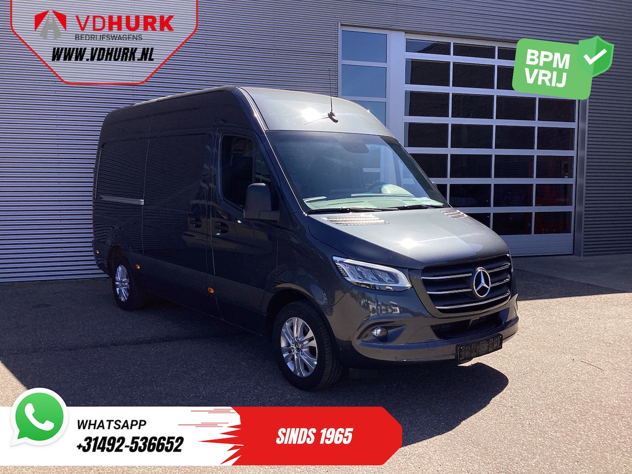 Mercedes-Benz Sprinter - 315 CDI Aut. L2H2 3.5t Trekverm./ LED/ Gev.Stoel/ 10,25” MBUX/ Climate/ Stoelverw./ Carpla - AutoWereld.nl