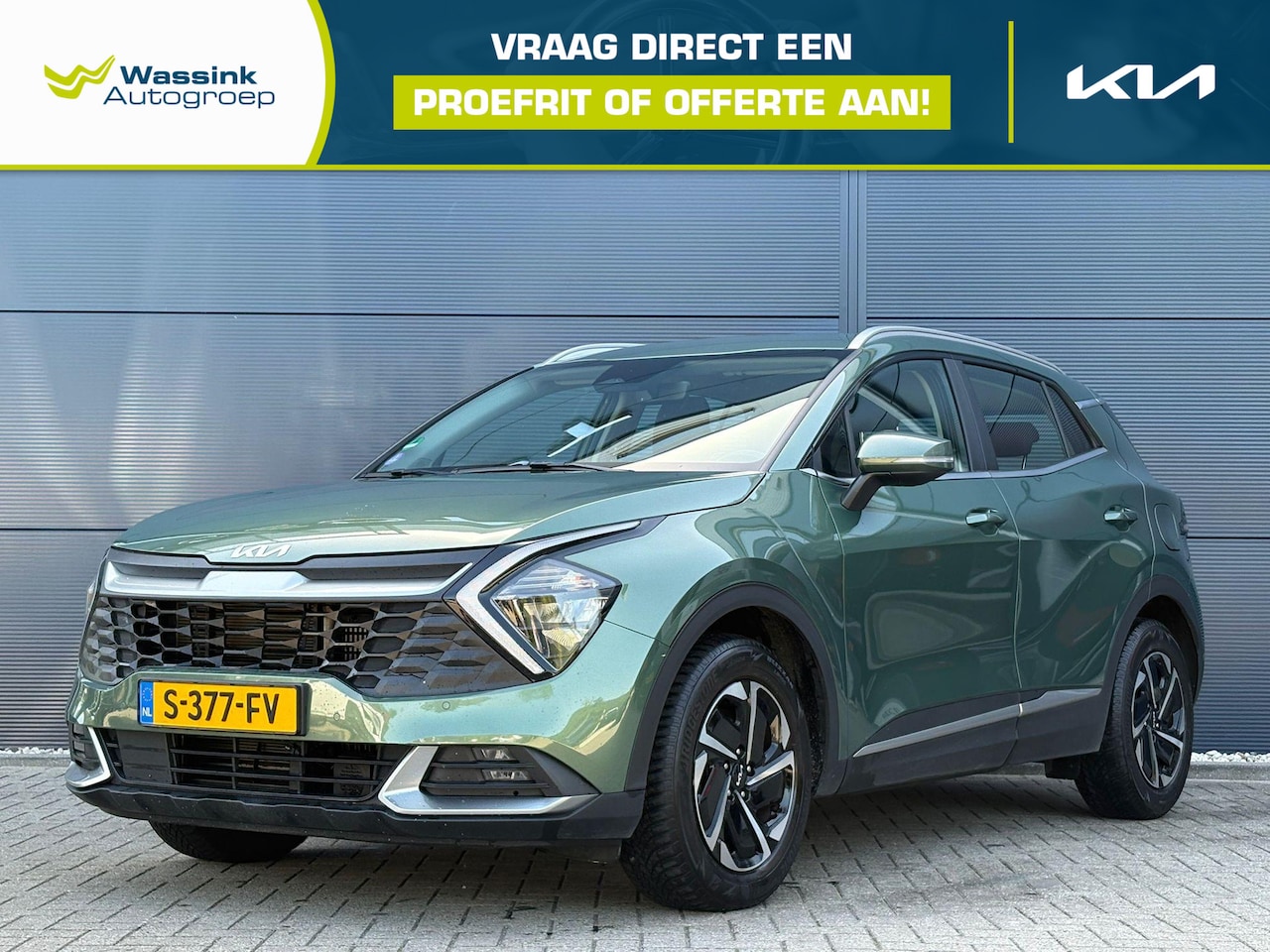 Kia Sportage - 1.6 T-GDi Hybrid DynamicLine | Navigatie | Camera | Climate Control | Adaptive Cruise Cont - AutoWereld.nl