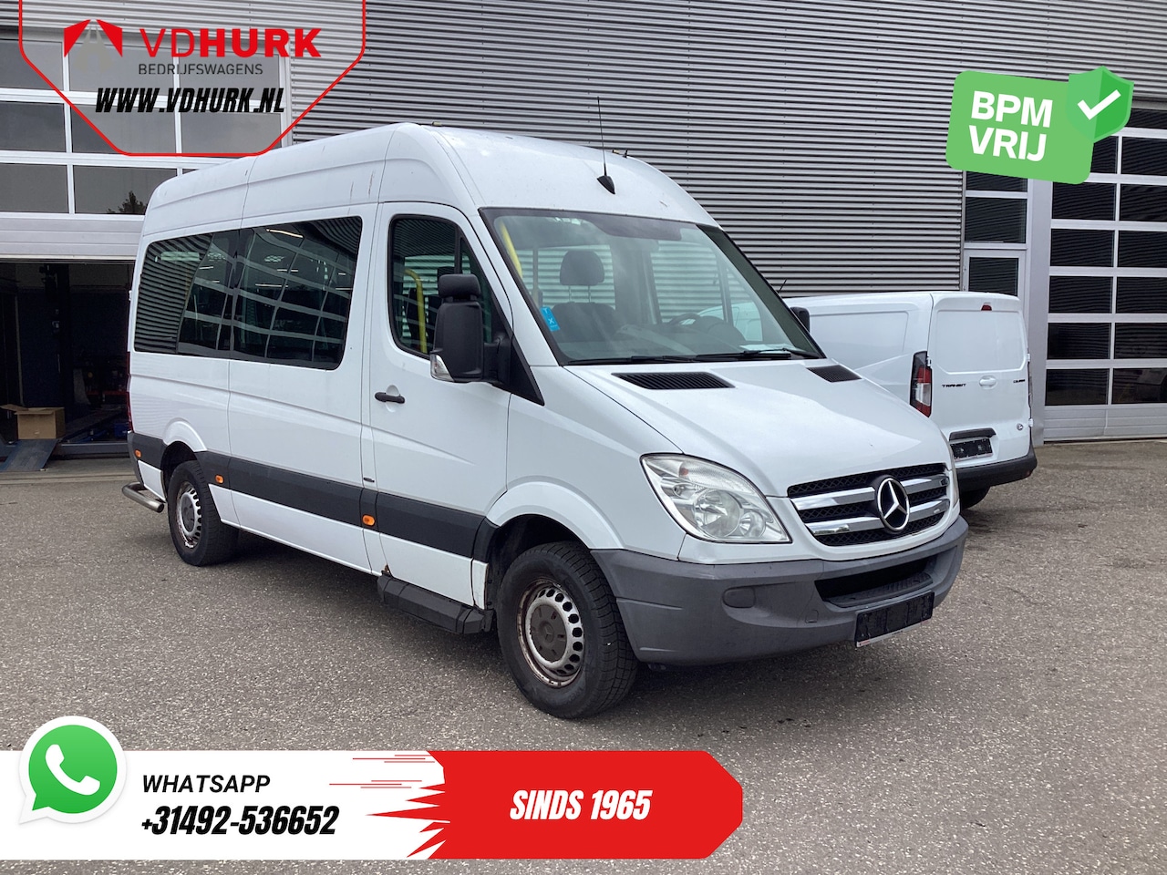 Mercedes-Benz Sprinter - 313 2.2 CDI L2H2 €8.772 Incl. BTW BPM VRIJ! EXPORT Combi/ 9 Persoons/ Kombi/ 9P/ Airco/ Ro - AutoWereld.nl