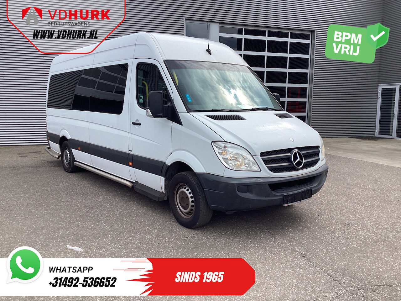 Mercedes-Benz Sprinter - 313 2.2 CDI L3H2 €8.773 Incl. BTW BPM VRIJ! EXPORT Combi/ 9 Persoons/ Kombi/ 9P/ Airco/ Ro - AutoWereld.nl
