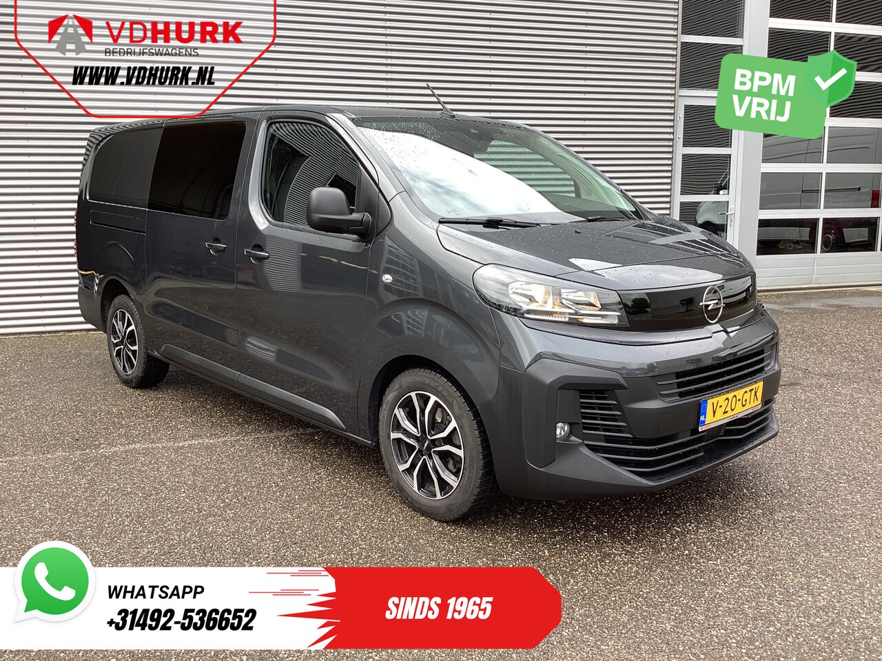 Opel Vivaro - 2.0 180 pk Aut. DC Dubbel Cabine 2xSchuifdeur/ 2.5t.Trekverm./ Afn.Trekhaak/ Climate/ Carp - AutoWereld.nl