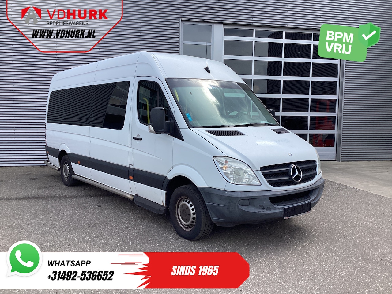 Mercedes-Benz Sprinter - 313 2.2 CDI L3H2 €8.773 Incl. BTW BPM VRIJ! EXPORT Combi/ 9 Persoons/ Kombi/ 9P/ Airco/ Ro - AutoWereld.nl