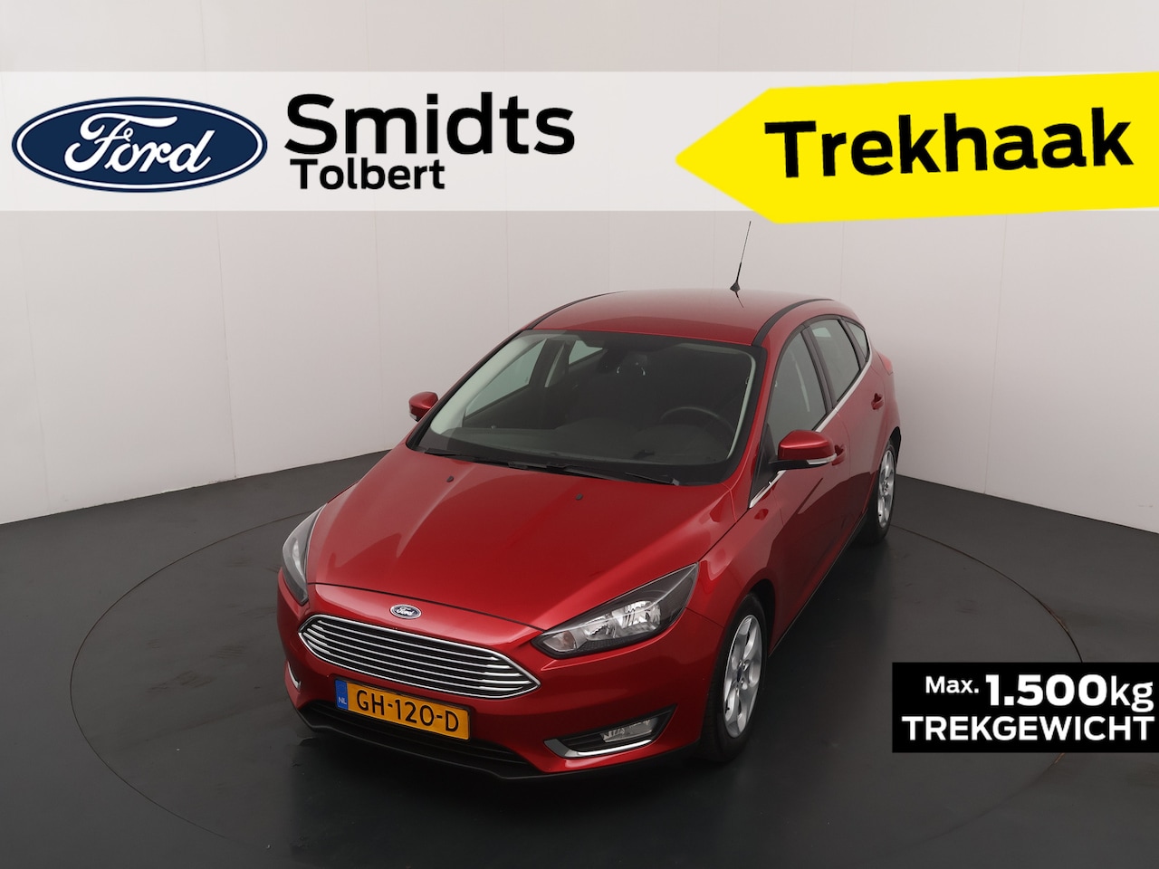Ford Focus - 1.5 150PK Titanium Edition | Trekhaak | Cruise | Clima | Dealeronderhouden & 1ste Eigenaar - AutoWereld.nl