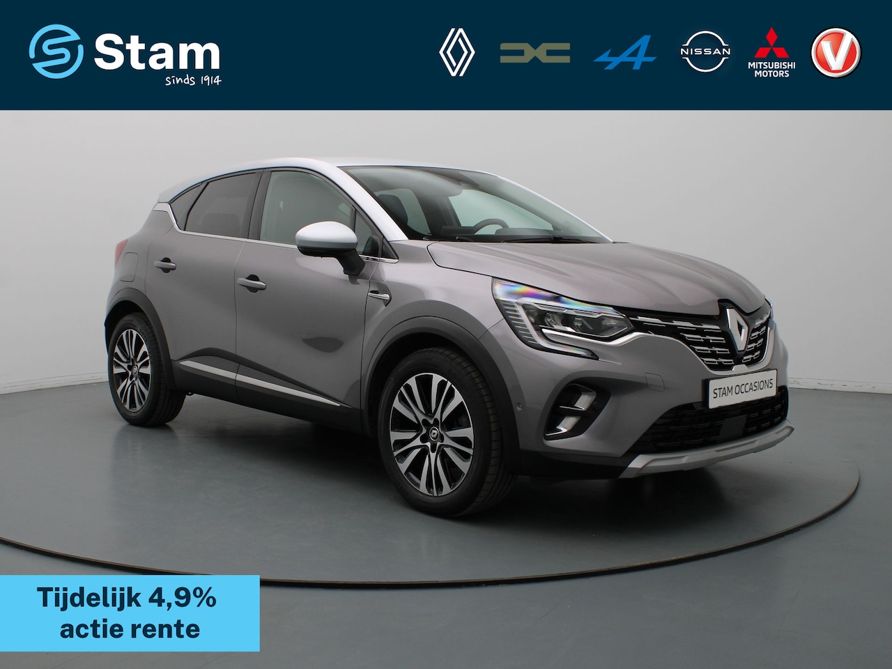 Renault Captur - 160pk E-Tech Plug-in Hybrid Initiale Paris Automaat 360° Camera | Cruise | Parkeersens. v+ - AutoWereld.nl