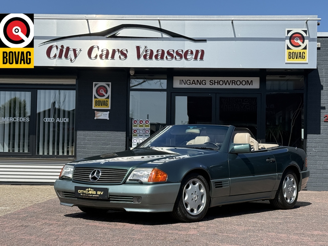 Mercedes-Benz SL-klasse Cabrio - 300 SL-24 uniek exemplaar!!zeer nette auto airco climate ctr leder lmv 16 inch hardtop - AutoWereld.nl