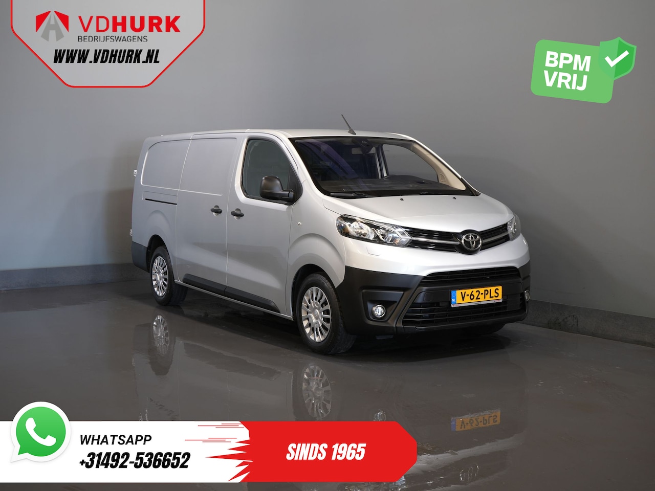 Toyota ProAce Worker - 2.0 145 pk L3 2xSchuifdeur/ Adapt.Cruise/ Head Up/ Standkachel/ Stoelverw./ Carplay/ Trekh - AutoWereld.nl