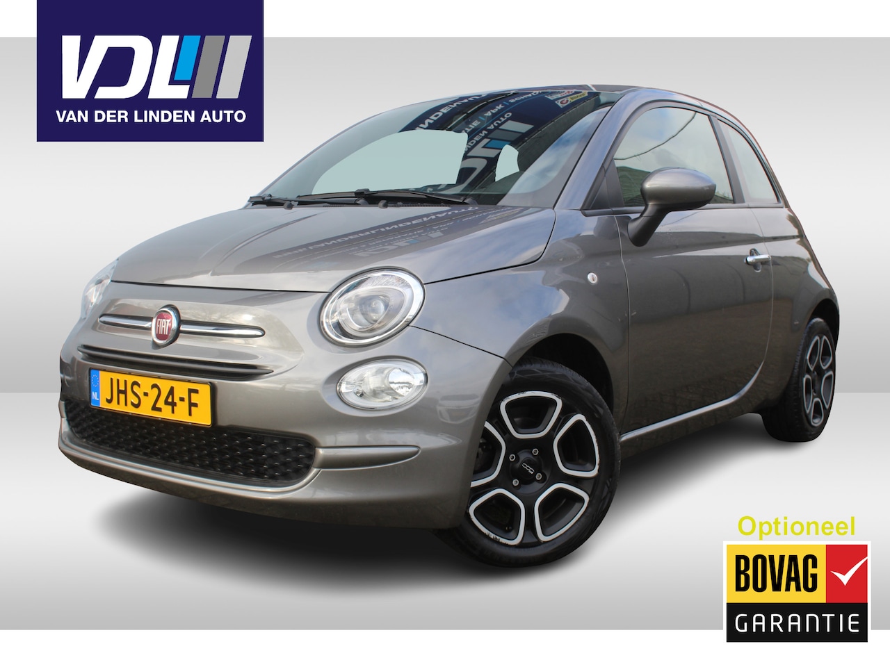 Fiat 500 - 1.0 Hybrid Apple carplay / Android auto l 15" velgen l Airco l Cruise control VDL auto - AutoWereld.nl