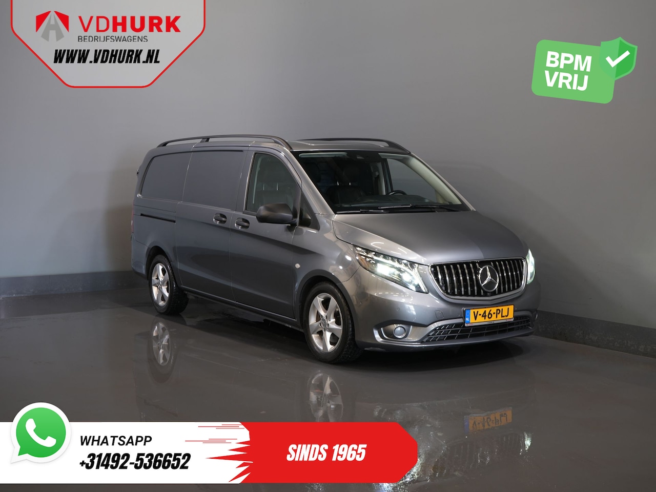 Mercedes-Benz Vito - 119 CDI Aut. L2 LED/ Standkachel/ Carplay/ Cruise/ Airco/ Camera/ PDC V+A/ LMV - AutoWereld.nl
