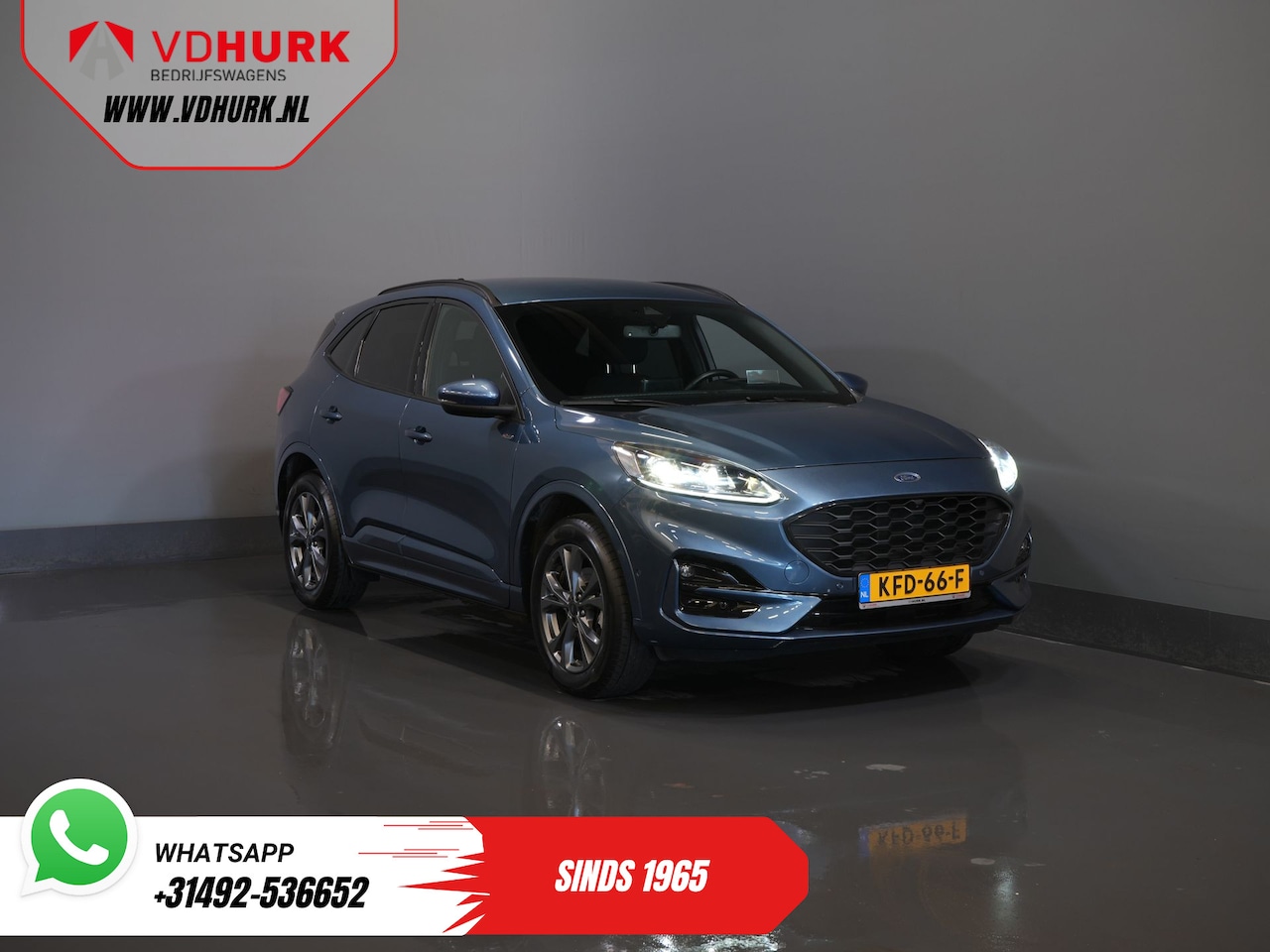Ford Kuga - 2.5 PHEV 225 pk ST-Line LED/ Head-Up/ Adapt.cruise/ Standkachel/ Keyless/ Elek.klep/ Stoel - AutoWereld.nl