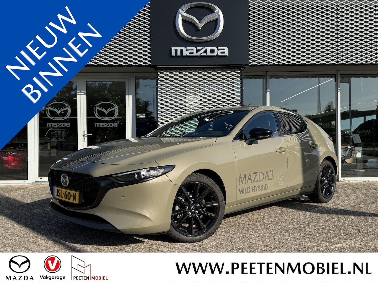 Mazda 3 - 2.5 e-SkyActiv-G M Hybrid 140 Exc-line Bns Edition | BOSE | 360 CAMERA | ADAPTIEVE CRUISE - AutoWereld.nl