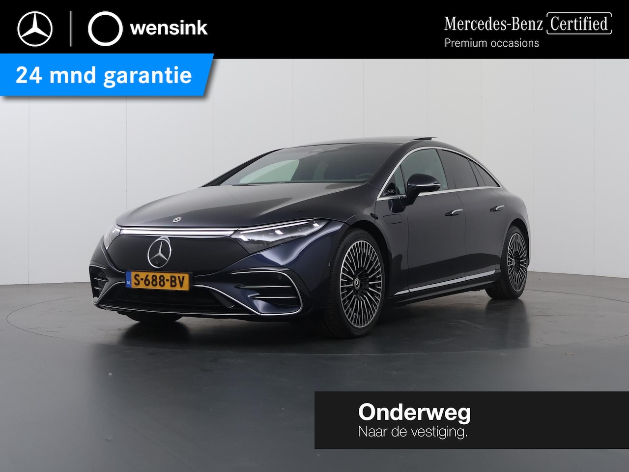 Mercedes-Benz EQS - 450+ AMG Line 108 kWh | Panoramadak | Premium Plus pakket | Massagestoelen | Achterasbestu - AutoWereld.nl
