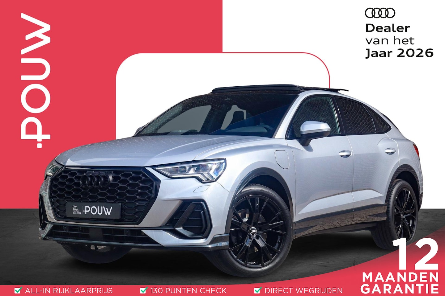 Audi Q3 Sportback - 45 TFSIe 245pk PHEV S Edition | Panoramadak | Matrix LED | Elektr. Achterklep | Achteruitr - AutoWereld.nl