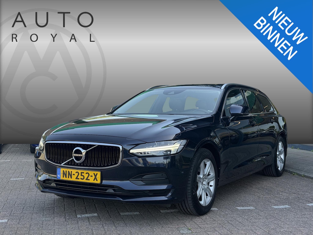 Volvo V90 - 2.0 D4 Momentum | NAVIGATIE | CAMERA |  | LEDER | DODE HOEK | ADAPTIVE CRUISECONTROL | ELE - AutoWereld.nl