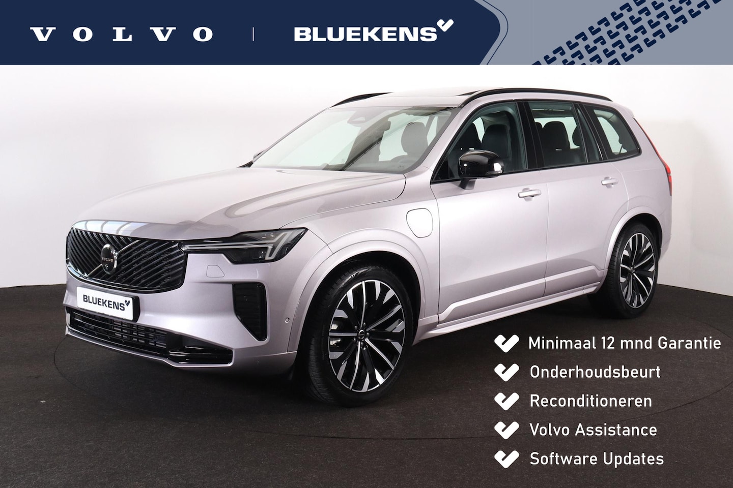 Volvo XC90 - T8 Recharge AWD Ultra Dark - Luchtvering - Panorama/schuifdak - IntelliSafe Assist & Surro - AutoWereld.nl